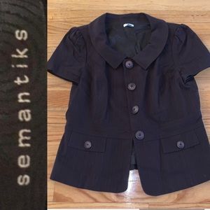 Semantiks Pinstriped Jacket (has matching skirt)